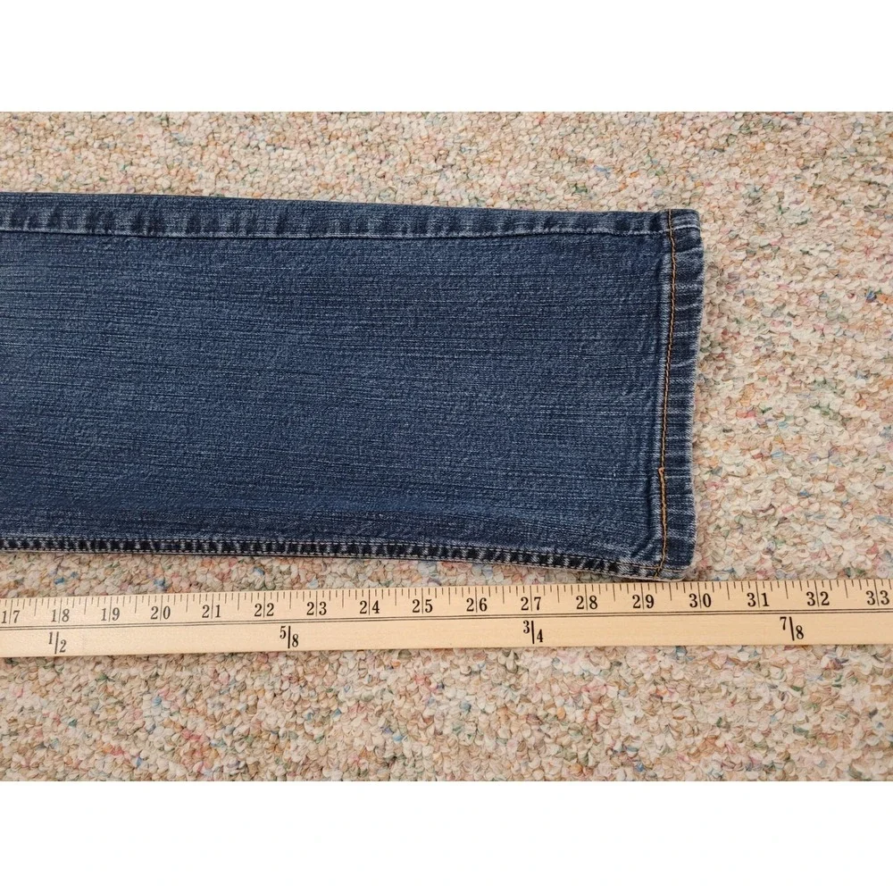 Levis 505 Straight Leg Jeans Mens 34x30 Blue Denim Classic Casual‎ Zipper Fly